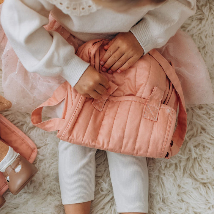Olli Ella Carrie Convertible Changing Set – Rose