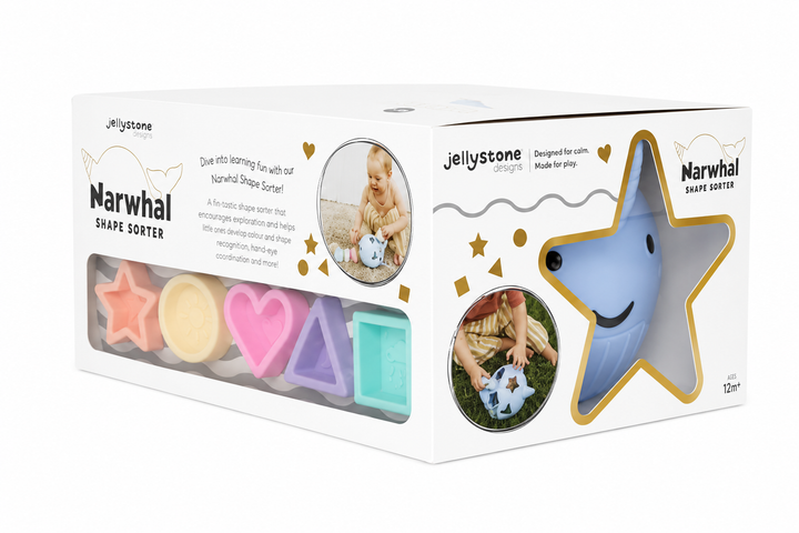 Jellystone™ Designs Narwhal Shape Sorter