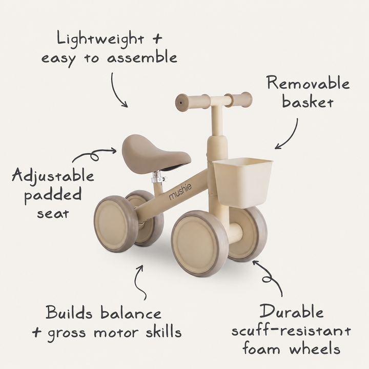 Mushie Mini Toddler Bike – Shifting Sand