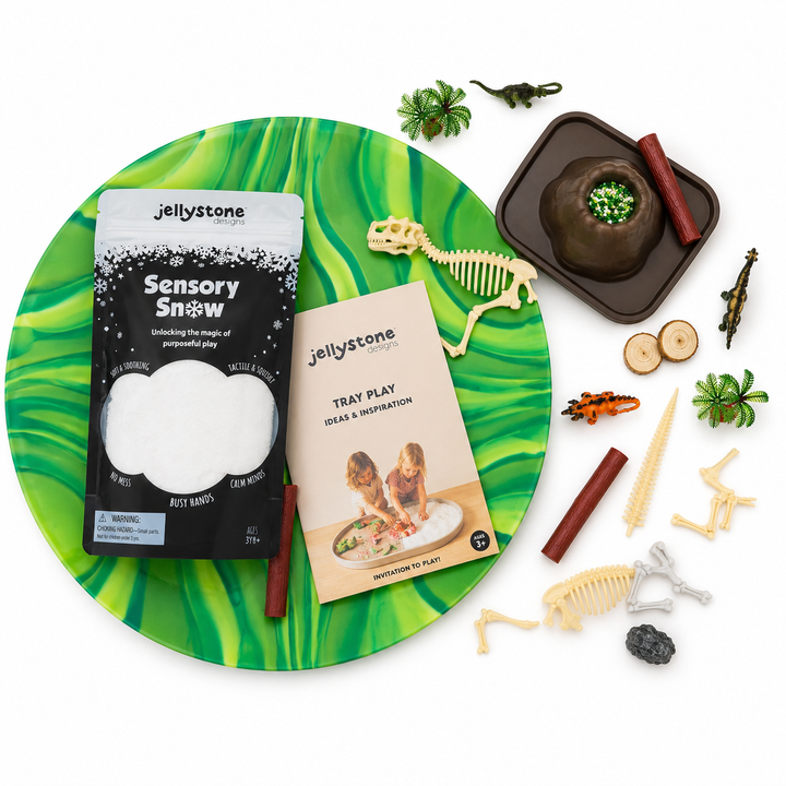 Jellystone Designs Sensory Play Tray Bundle – Dino