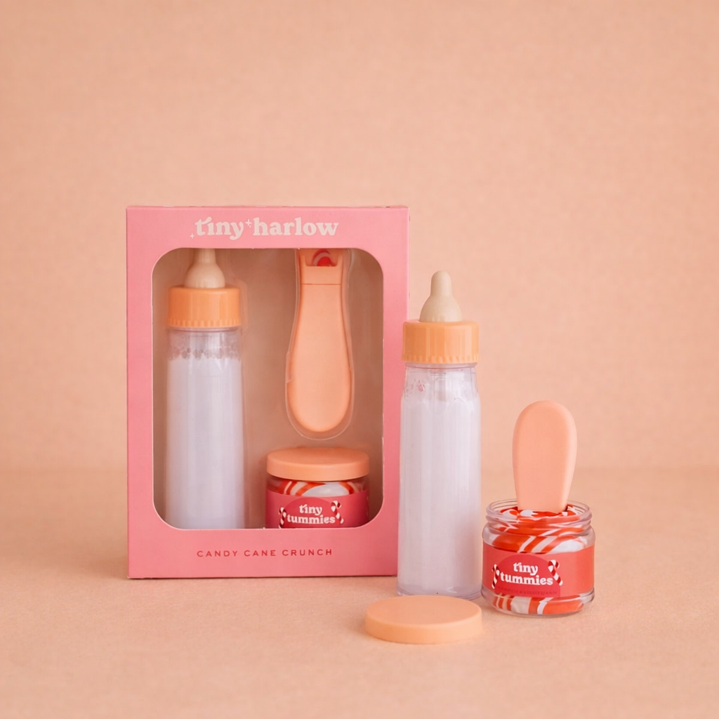 Tiny Harlow Tiny Tummies Christmas Gift Pack – Candy Cane Crunch