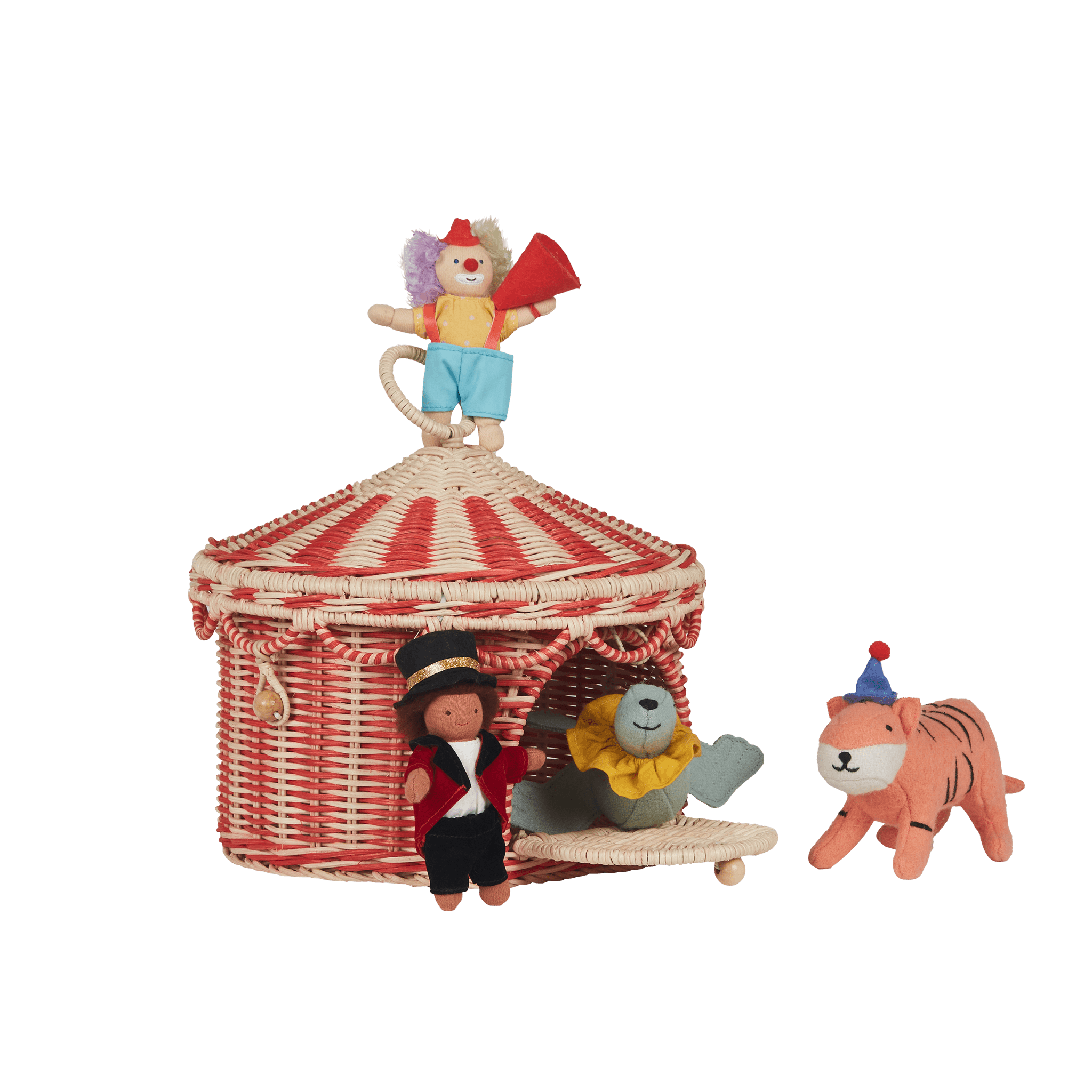 Olli Ella Rattan Circus Tent Basket