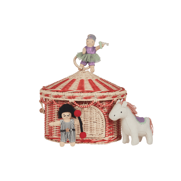 Olli Ella Rattan Circus Tent Basket