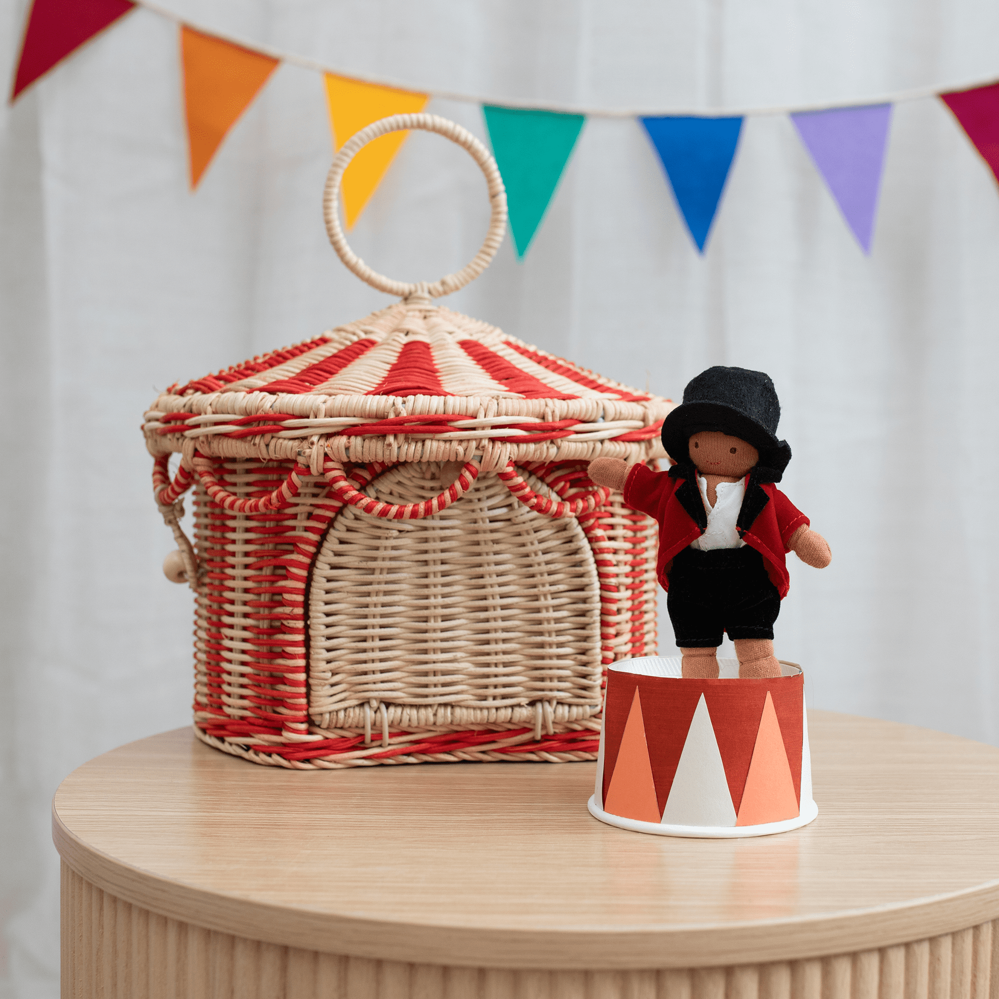 Olli Ella Rattan Circus Tent Basket