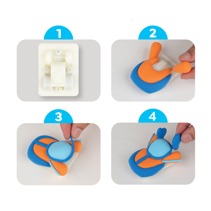 Tiger Tribe Clay Craft – Pull-Back Hovercraft