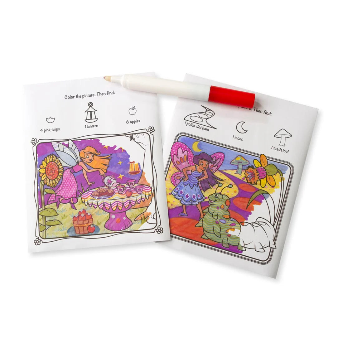Melissa & Doug On the Go™ ColorBlast Color Reveal Pad – Fairies