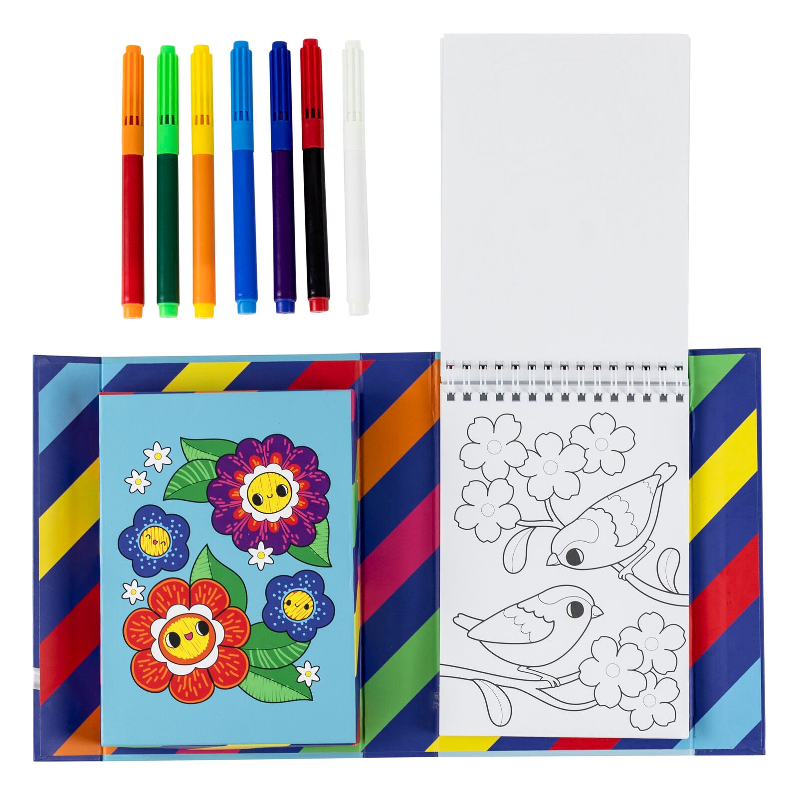 Tiger Tribe Colour Change Colouring Set – Garden Friends