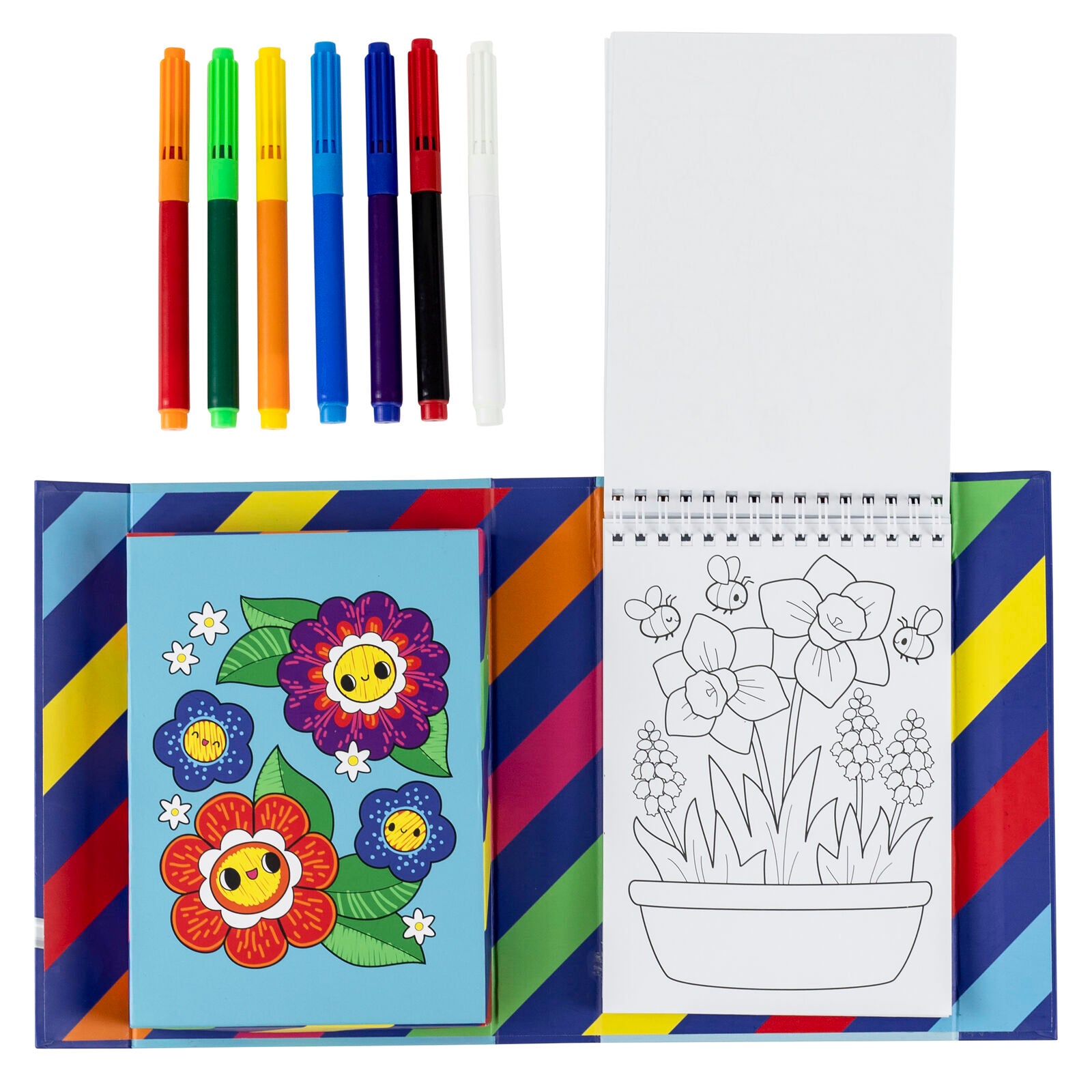 Tiger Tribe Colour Change Colouring Set – Garden Friends