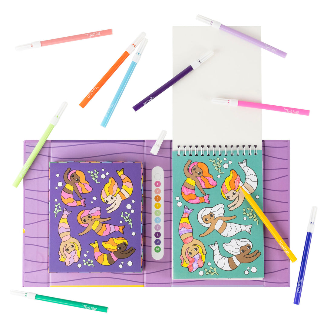 Tiger Tribe Colour by Numbers – Mermaids &amp; Friends
