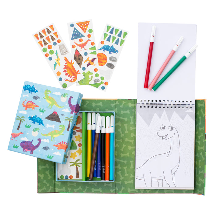 Tiger Tribe Colouring Set – Dinosaur