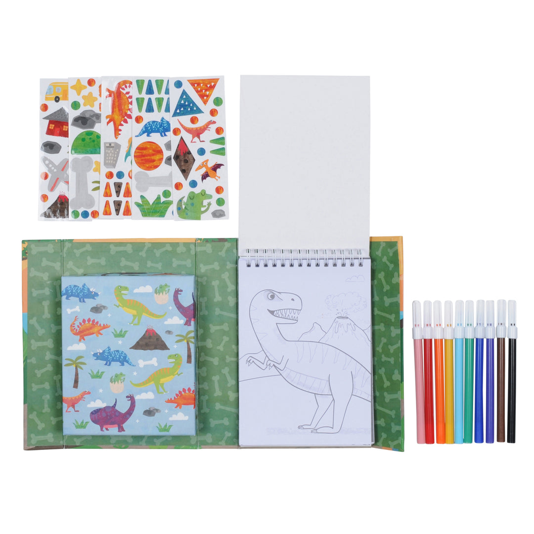 Tiger Tribe Colouring Set – Dinosaur