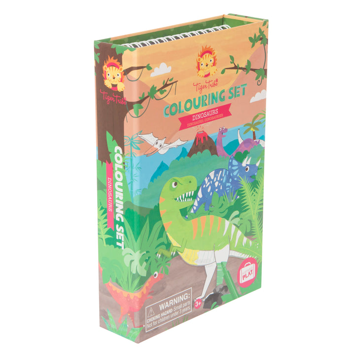 Tiger Tribe Colouring Set – Dinosaur