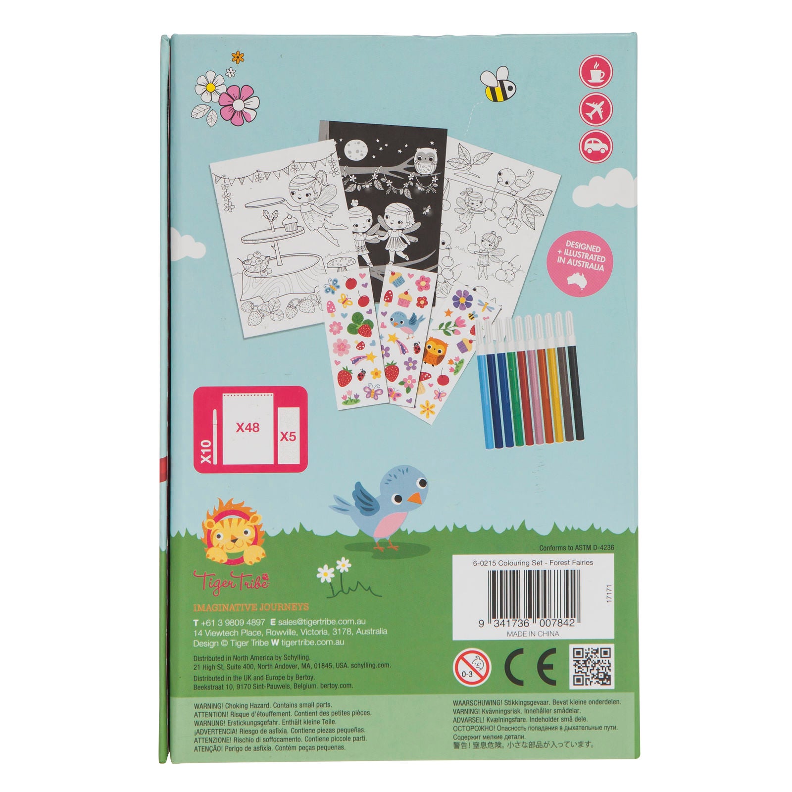 Tiger Tribe Colouring Set – Forest Fairies