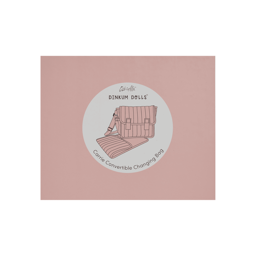 Olli Ella Carrie Convertible Changing Set – Rose