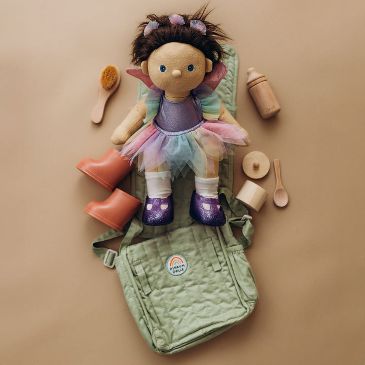 Olli Ella Carrie Convertible Changing Set – Sage