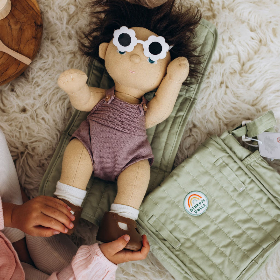 Olli Ella Carrie Convertible Changing Set – Sage