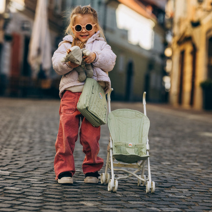 Olli Ella Carrie Convertible Changing Set – Sage