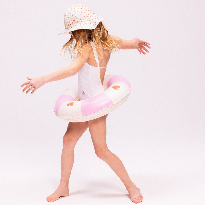 Swim Essentials Inflatable Swim Ring – Cozy Hearts (55 cm)