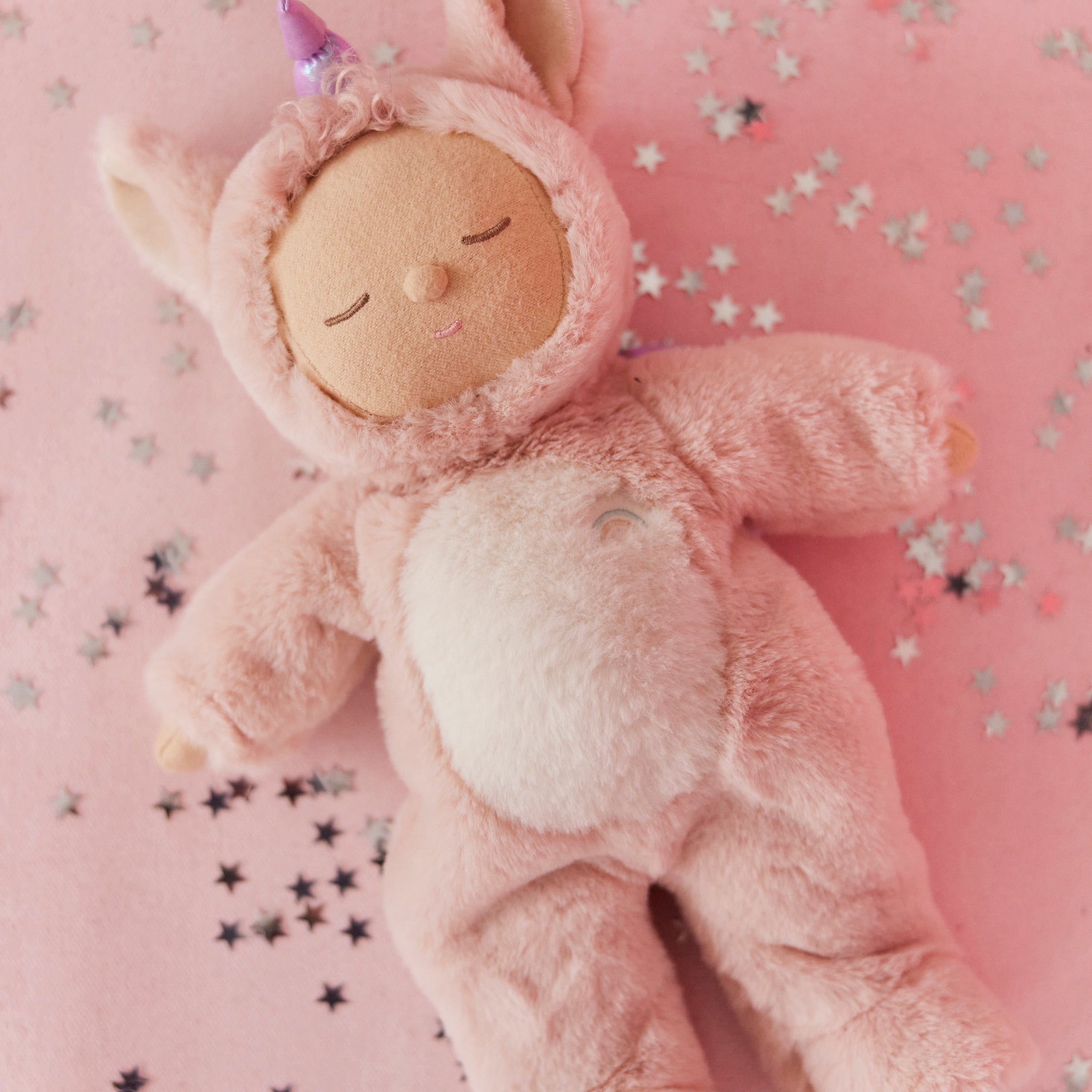 Olli Ella Cozy Dinkum Unicorn – Pink Sugarpie