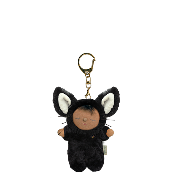 Olli Ella Cozy Bag Charm – Cat Nox