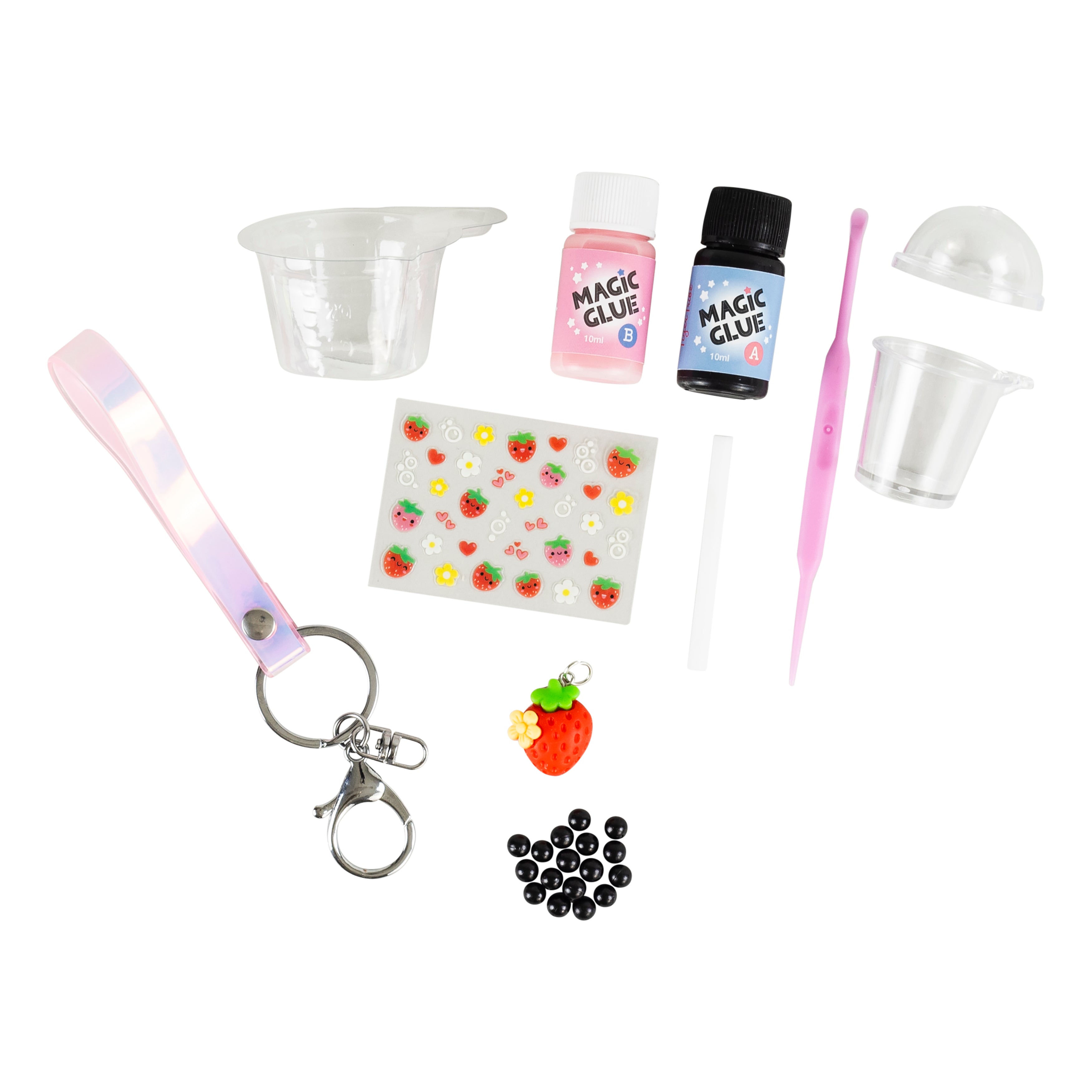 Tiger Tribe Bag Charm Kit – Bubble Tea