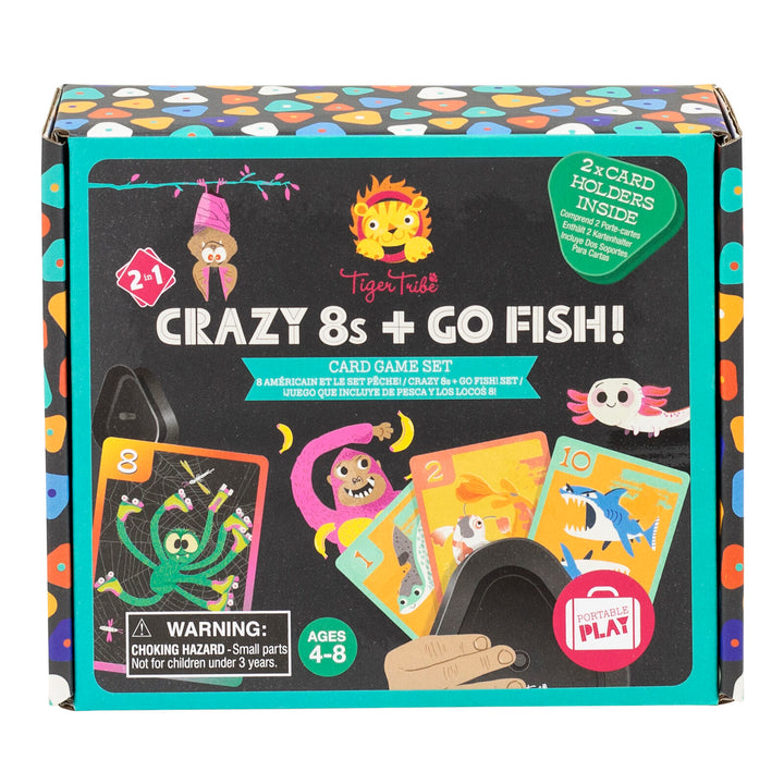 Tiger Tribe Card Game Set – Crazy Eights &amp; Go Fish