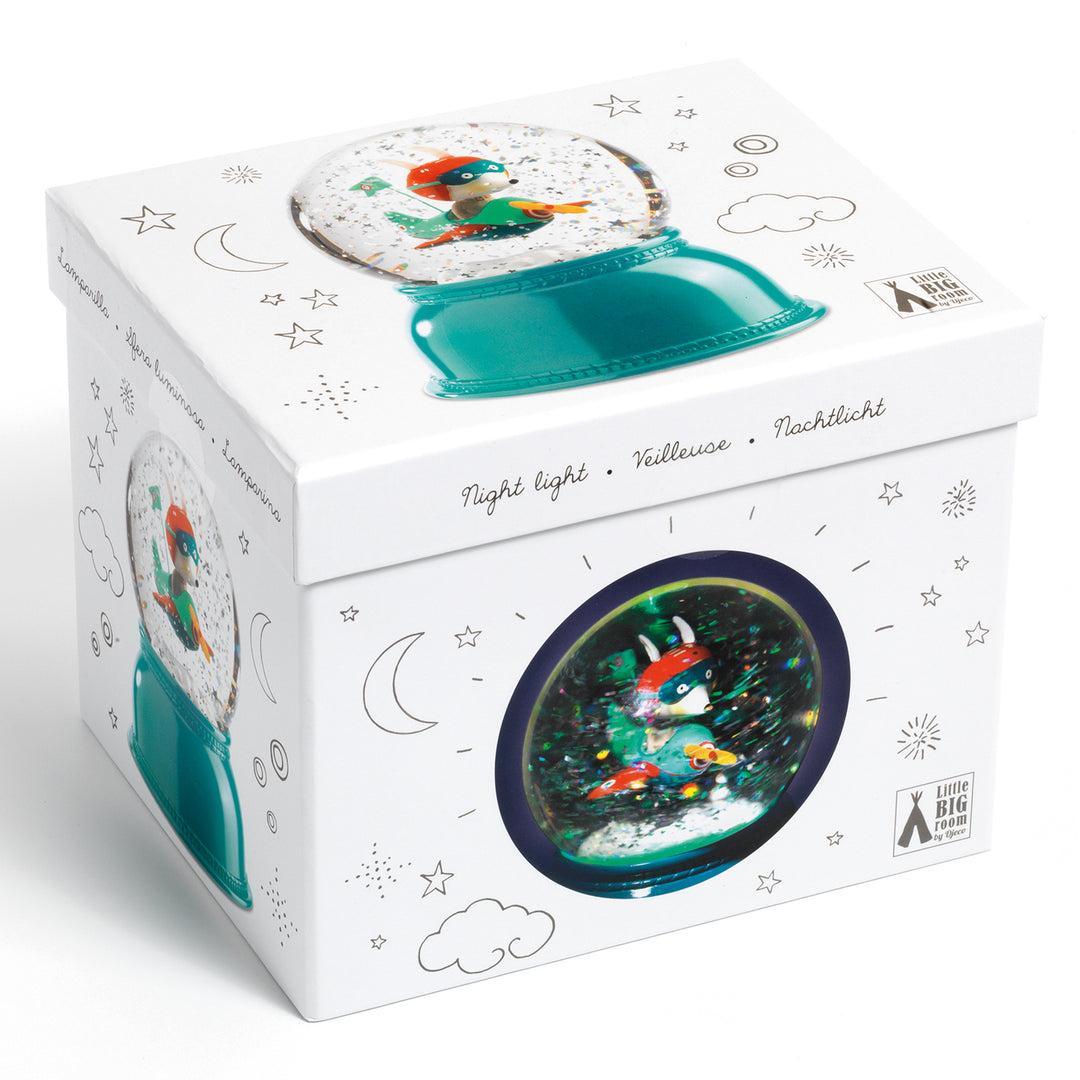 Djeco Snow Globe Night Light – Airplane