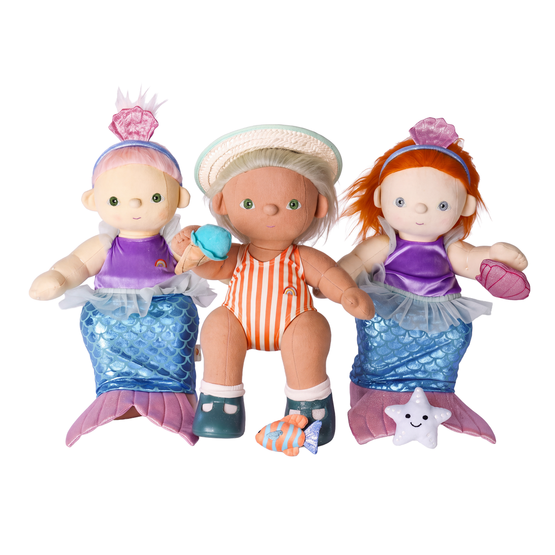 Olli Ella Seashell Shores Dinkum Mermaid Dress-Up Set