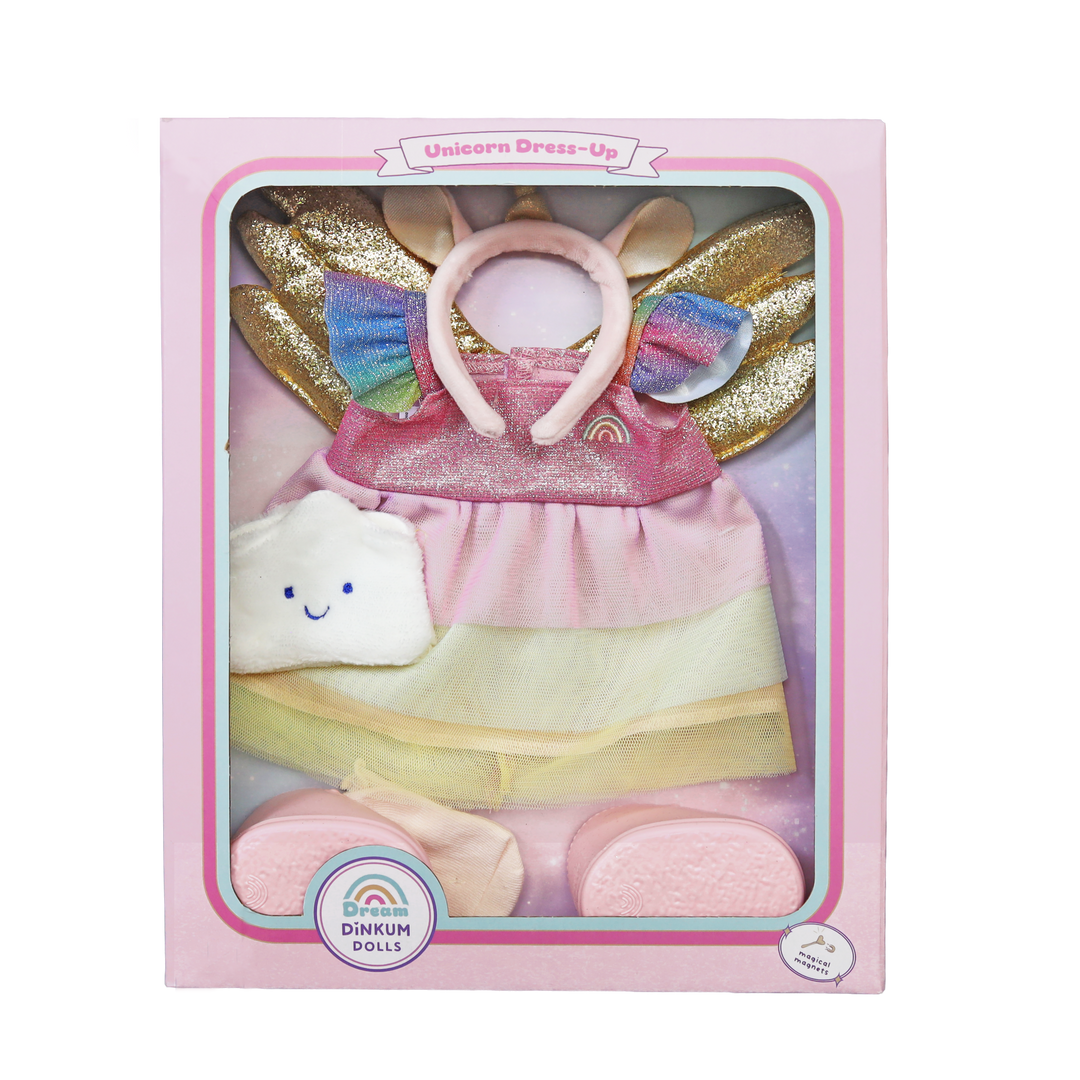 Olli Ella Dinkum Doll Unicorn Outfit Set (Limited Edition)