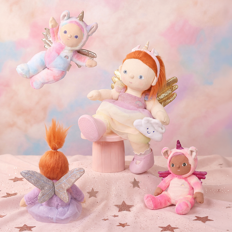 Olli Ella Dinkum Doll Unicorn Outfit Set (Limited Edition)