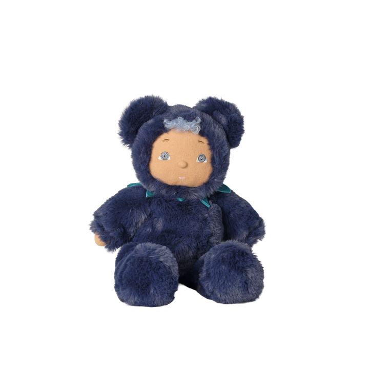 Olli Ella Mumble Jungle Cozy Dinkum Doll – Blueberry Bear (Limited Edition)