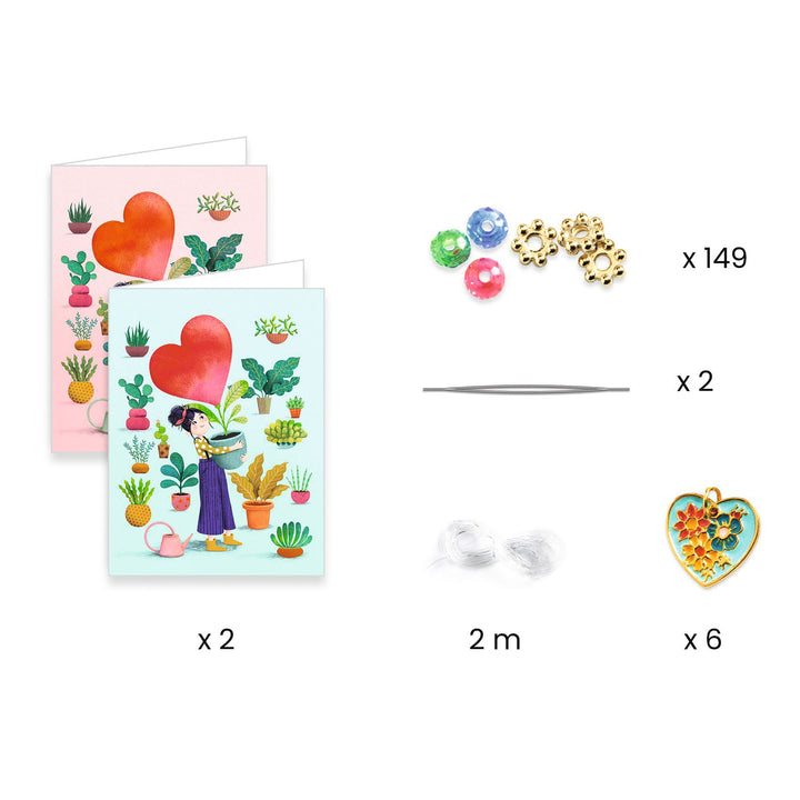Djeco You &amp; Me Beads &amp; Jewellery Craft – Heart To Heart Bracelets
