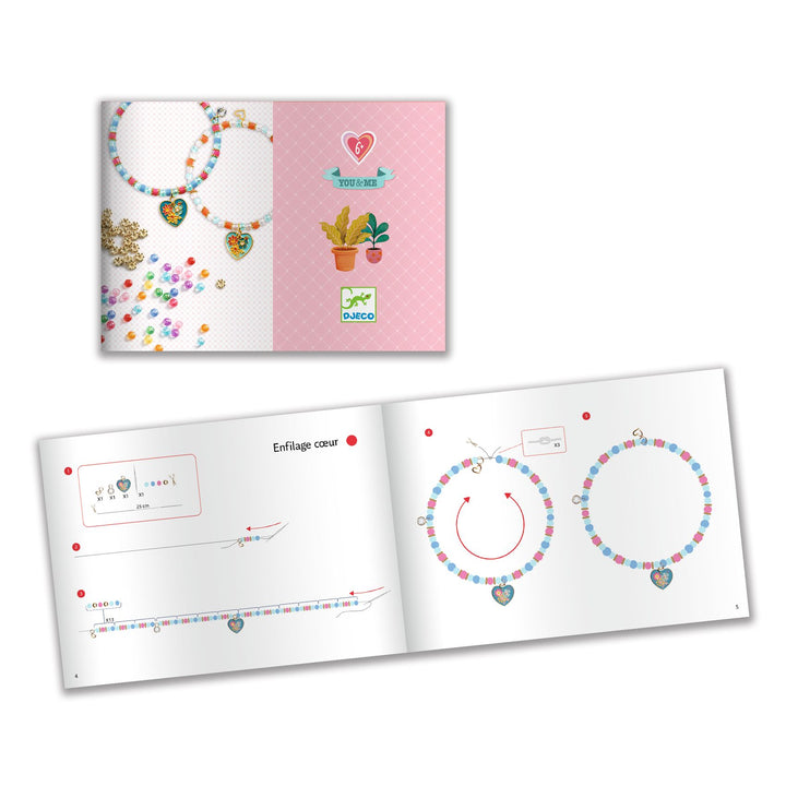 Djeco You &amp; Me Beads &amp; Jewellery Craft – Heart To Heart Bracelets