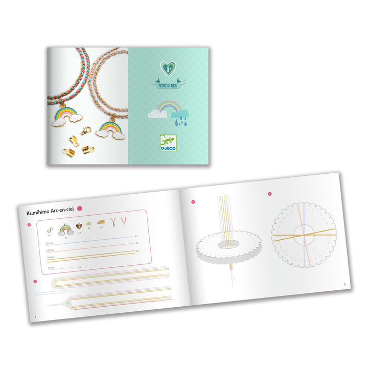 Djeco You &amp; Me Beads &amp; Jewellery Craft – Rainbow Kumihimo