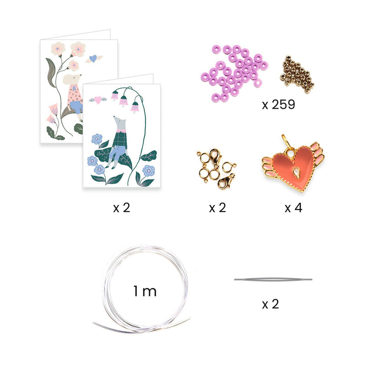 Djeco You &amp; Me Beads &amp; Jewellery Craft – Heart Heishi