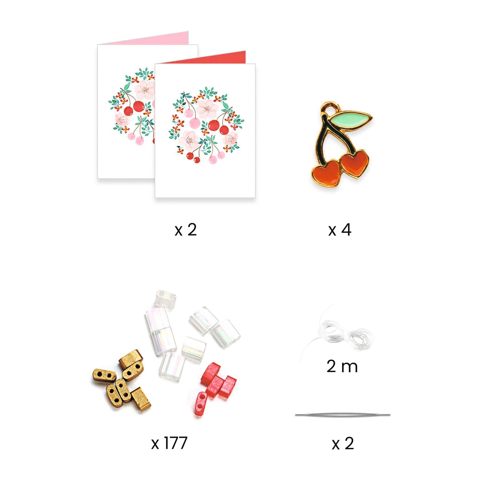 Djeco You & Me Beads & Jewellery Craft – Tila And Cherries