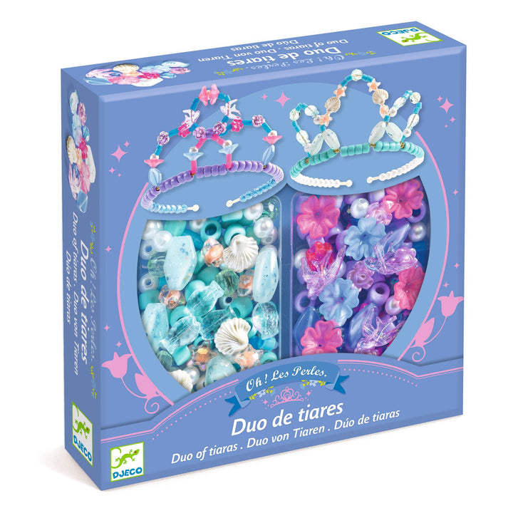 Djeco Duo of Tiaras Beads – Blue