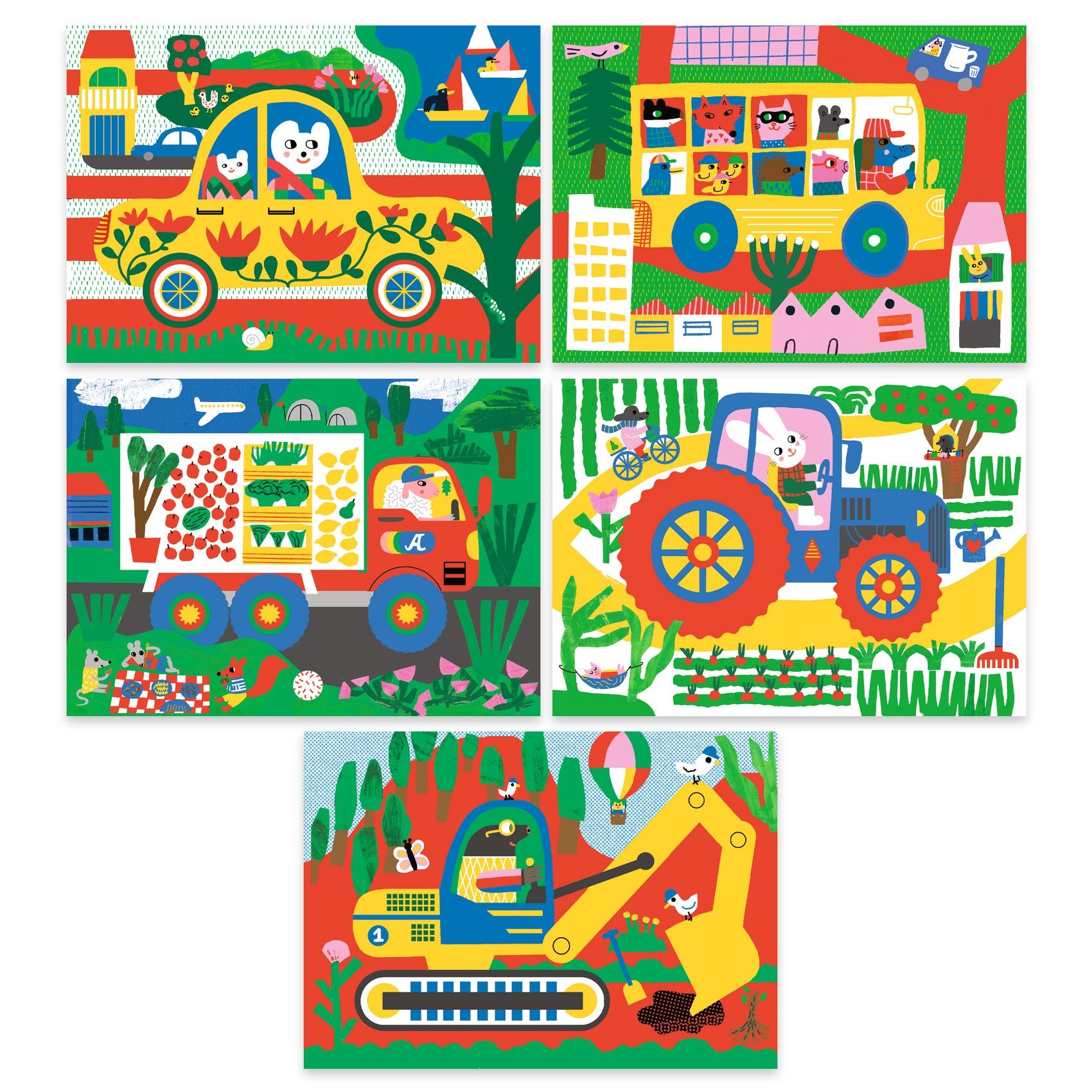 Djeco Scratch Boards – Learning about Vehicles