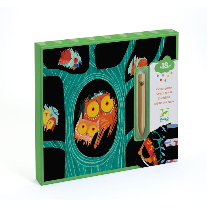 Djeco Scratch Boards – Learning About Animals