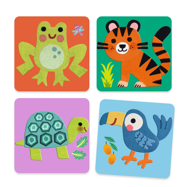 Djeco Felt Pictures – Soft Animals