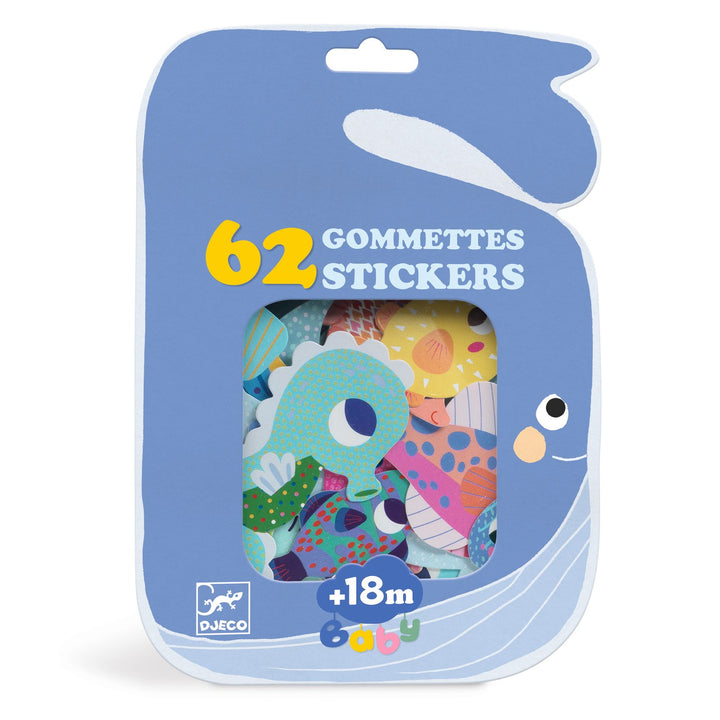 Djeco My First Sticker Collection – Sea Animals