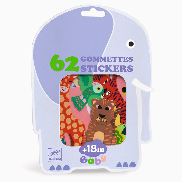 Djeco My First Sticker Collection – Safari Animals