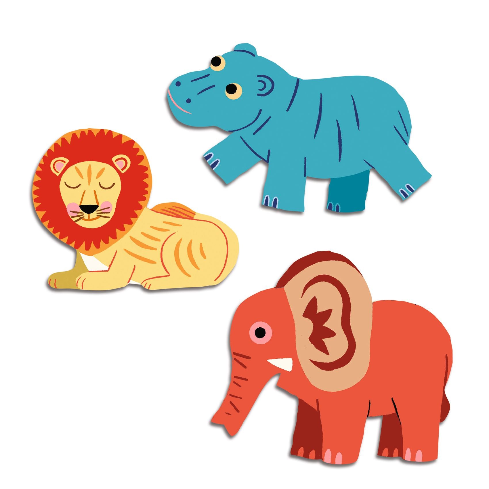 Djeco My First Sticker Collection – Safari Animals