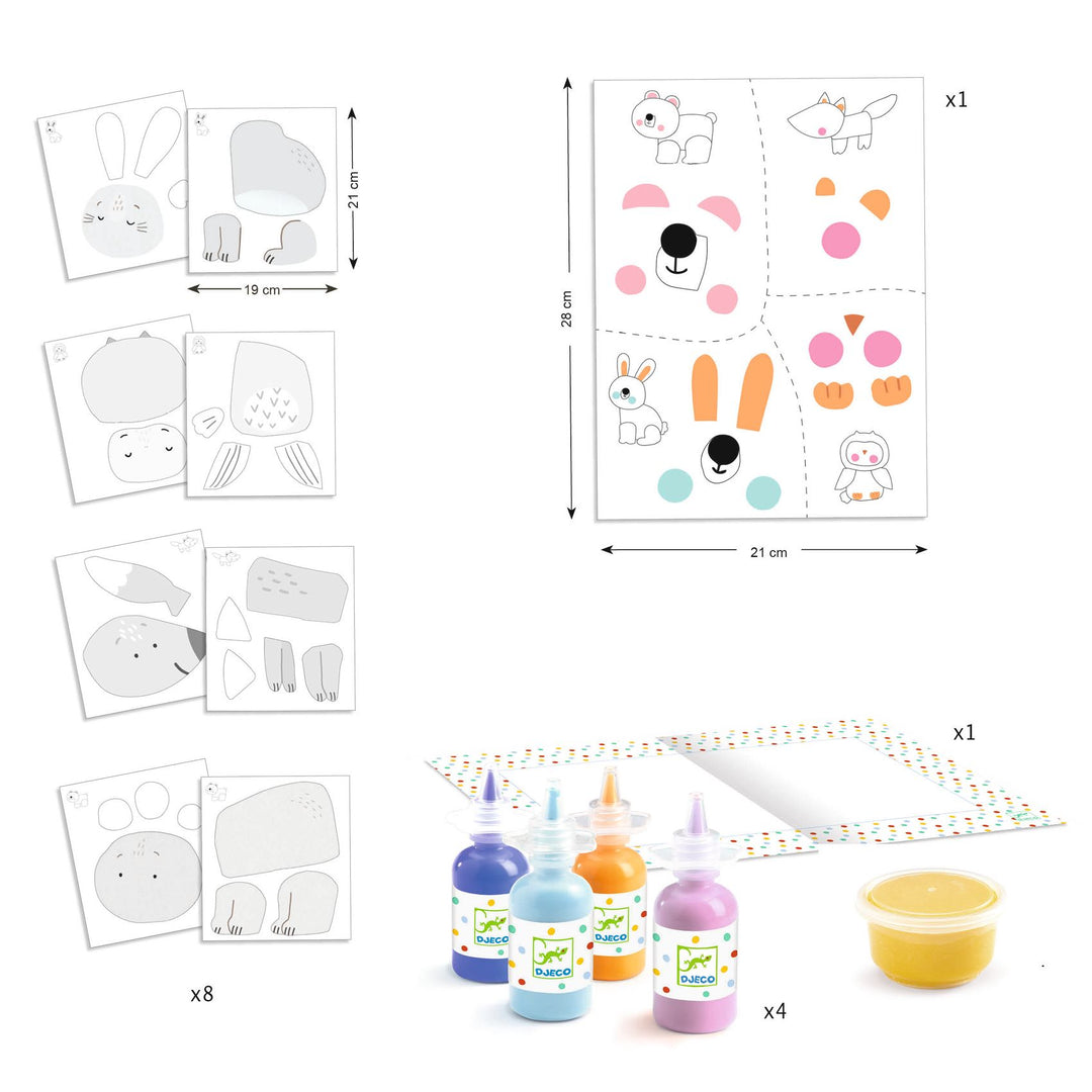 Djeco Finger Painting – Messy Fun