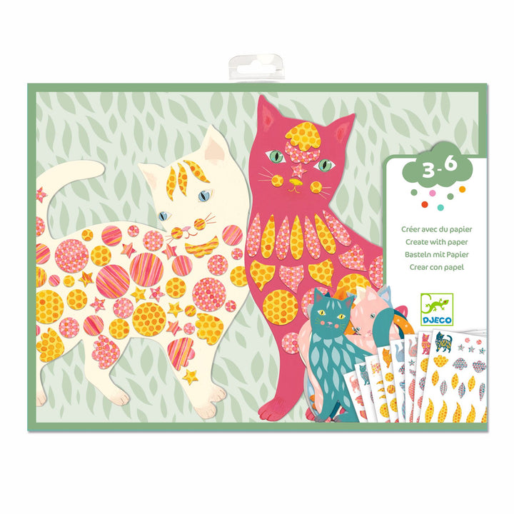 Djeco Create with Paper – Elodie’s Cute Cats