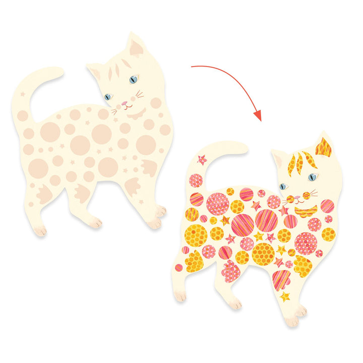 Djeco Create with Paper – Elodie’s Cute Cats