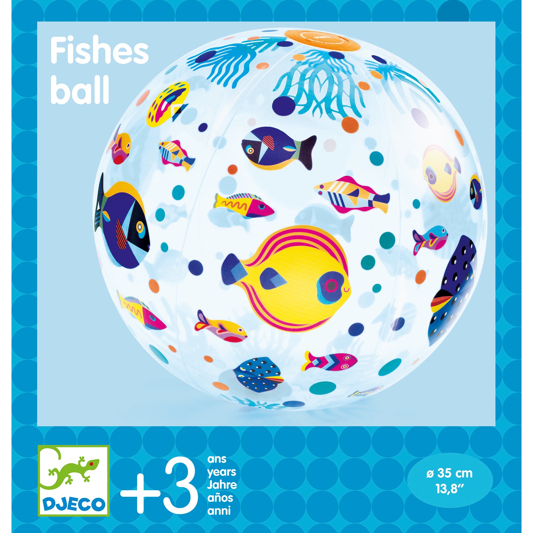 Djeco Inflatable Beach Ball – Fish