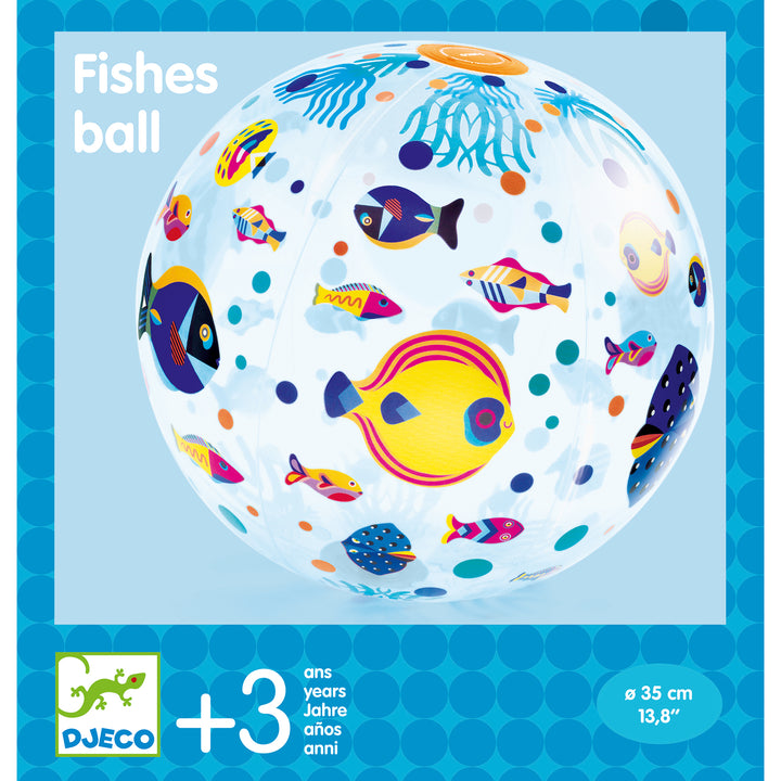 Djeco Inflatable Beach Ball – Fish