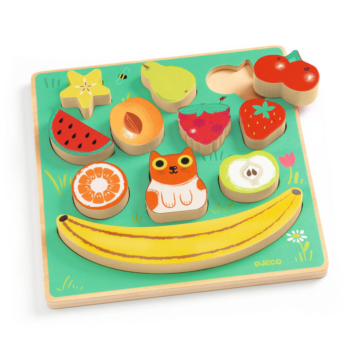 Djeco Puzz &amp; Boom Balancing Wooden Puzzle – Happy