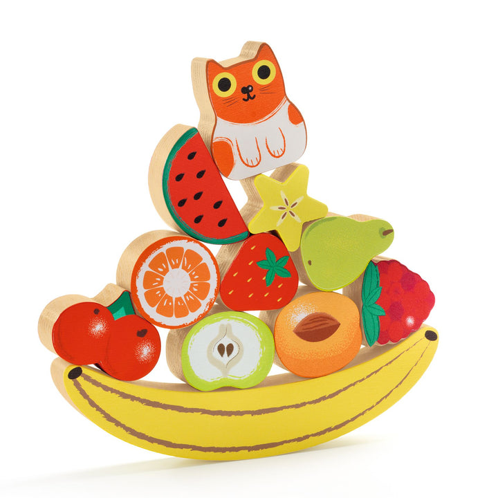 Djeco Puzz &amp; Boom Balancing Wooden Puzzle – Happy
